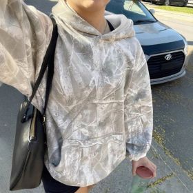 Hoodie Hot Sale Long Sleeve Jungle Maple Leaf Branches (Option: Color 5-5XL)