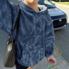 Hoodie Hot Sale Long Sleeve Jungle Maple Leaf Branches (Option: Color 2-S)
