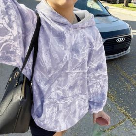 Hoodie Hot Sale Long Sleeve Jungle Maple Leaf Branches (Option: Color 7-S)